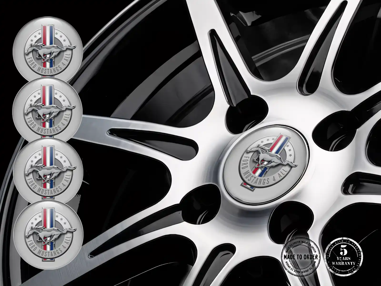 Ford Aufkleber Dome Stil Premium Radlogos